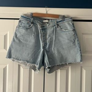 Abercrombie & Fitch curve love high rise dad shorts